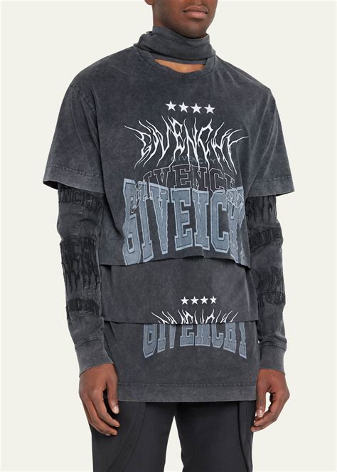 mens givenchy t shirt sale|givenchy graphic crewneck t shirt.